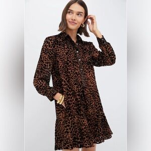 Tuckernuck Brown and Black Long Sleeve Dress